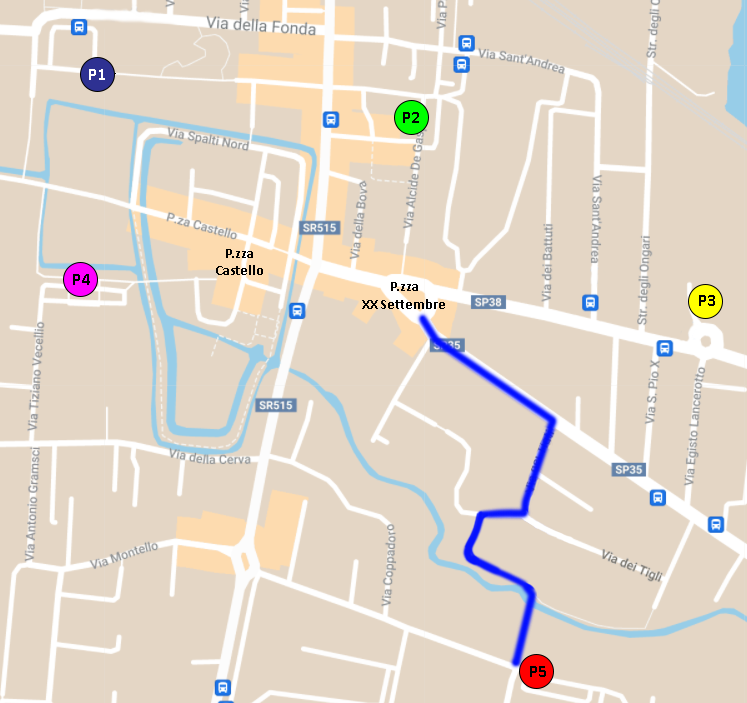Mappa parcheggio 5